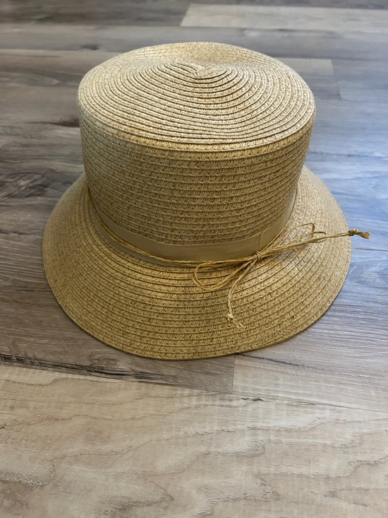 Accessories - Woven Straw Bucket Hat - Natural Straw Color
